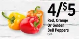 Brookshire's Red, Orange Or Golden Bell Peppers offer