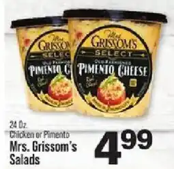IGA Mrs. Grissom's Salads offer