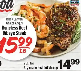 IGA Black Canyon Choice Angus Boneless Beef Ribeye Steak offer