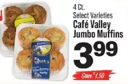 IGA Cafe Valley Jumbo Muffins offer
