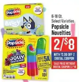 IGA Pop Sicle Popsicle Novelties offer