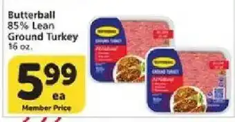 Vons Butterball ground turkey offer