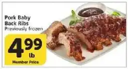 Vons Pork Baby Back Ribs offer