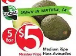 Vons Medium Ripe Hass Avocados offer