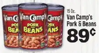 IGA Van Camp's pork & beans offer