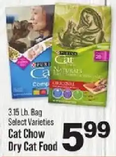 IGA Purina cat natural dry cat food offer