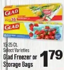 IGA Glad Freezer or Storage Bags offer