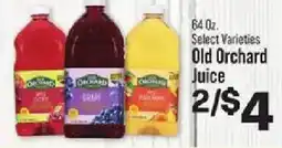 IGA Old Orchard Juice offer