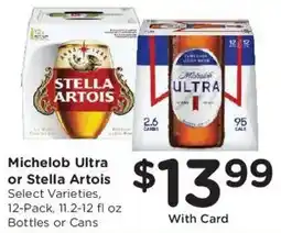 Kroger Michelob Ultra or Stella Artois offer