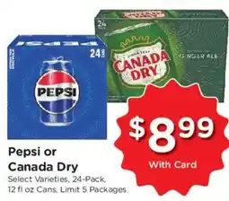 Kroger Pepsi or Canada Dry offer