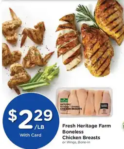Kroger Fresh Heritage Farm Boneless Chicken Breasts offer