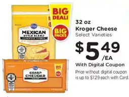Kroger Kroger Mexican Style Blend Cheese offer