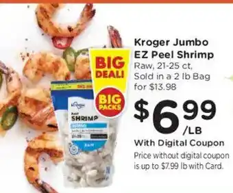 Kroger Kroger jumbo ez peel shrimp offer