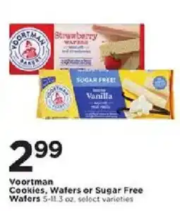 Cub Foods Voortman Cookies, Wafers or Sugar Free Wafers offer