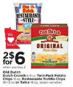 Cub Foods Old Dutch Potato Chips offer