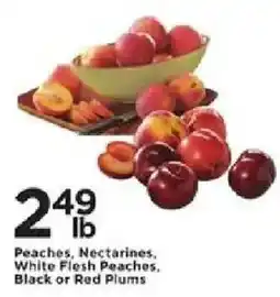 Cub Foods Peaches, Nectarines, White Flesh Peaches, Black or Red Plums offer