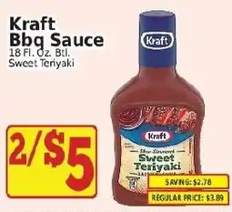 Fine Fare Kraft bbq sauce offer