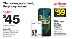 Dollar General Verizon prepaid MOTO G 128 GB offer