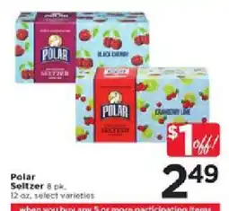 Cub Foods Polar Seltzer offer