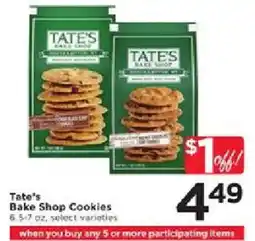 Cub Foods Tate's Bake Shop Cookies offer