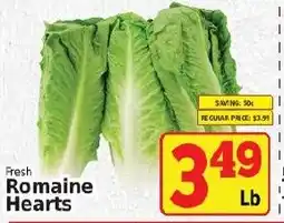 Fine Fare Fresh Romaine Hearts offer