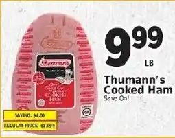 Fine Fare Thumann's Cooked Ham offer