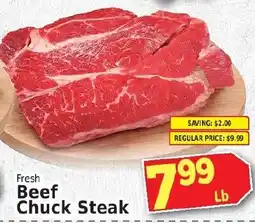 Fine Fare Fresh Beef Chuck Steak offer