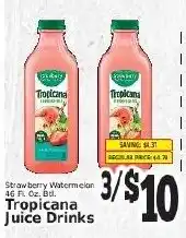 Fine Fare Tropicana juice drinks offer