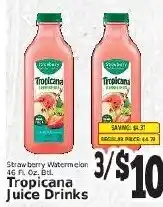 Fine Fare Tropicana juice drinks offer