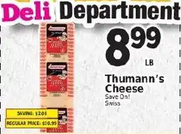 Fine Fare Thumann's cheese swiss offer
