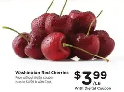 Kroger Washington Red Cherries offer