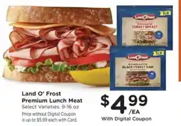 Kroger Land O' Frost Premium Lunch Meat offer