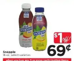 Cub Foods Snapple offer
