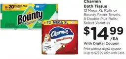 Kroger Charmin bath tissue offer
