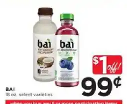 Cub Foods Bai select varieties offer