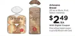 Kroger Artesano Bread offer