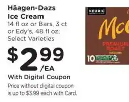 Kroger Häagen-Dazs ice cream offer