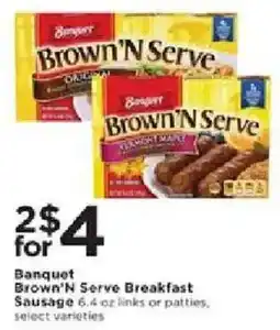 Cub Foods Banquet Brown'n Serve Breakfast Sausage offer