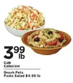 Cub Foods Cub Coleslaw offer