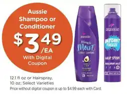 Kroger Aussie Shampoo or Conditioner offer