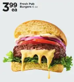 Cub Foods Fresh Pub Burgers offer