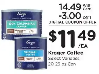 Kroger Kroger coffee offer