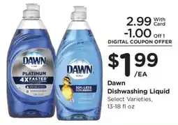 Kroger Dawn Dishwashing Liquid offer