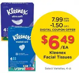Kroger Kleenex Facial Tissues offer