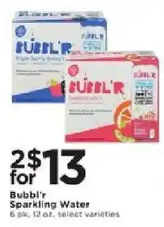 Cub Foods Bubbl'r Sparkling Water offer
