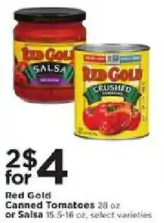 Cub Foods Red Gold Canned Tomatoes or Salsa offer