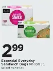 Cub Foods Essential Everyday Sandwich Bags offer