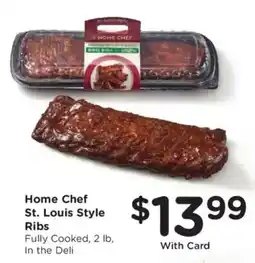 Kroger Home Chef St. Louis Style Ribs offer