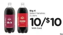Kroger Big K cola offer