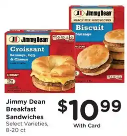 Kroger Jimmy Dean Breakfast Sandwiches offer